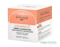 Byphasse (Біфаз) Крем для обличчя освітлюючий для обличчя з вітамінами С та Е 50 мл