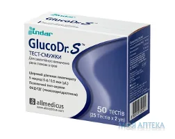 Тест-смужки GlucoDr. S (Глюкодр) AGM-513S №50 (2х25)