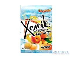 Хелсік Dr.Smak (Др. Смак) Льодяники з вітаміном С без цукру зі смаком персика №20