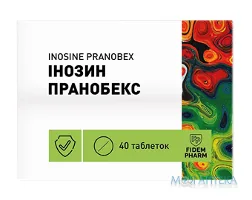 Інозин пранобекс Fidem Pharm (Фідем Фарм) таблетки по 500 мг №40 (10х4)