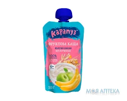 Пюре дитяче Карапуз яблуко, банан з мультизлаковою кашою 110 г