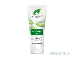 Др. Органік (Dr. Organic) Гель для тіла з алое вера заспокійливий та відновлювальний 200 мл