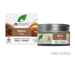 Др. Органік (Dr. Organic) Гель для обличчя та тіла з муцином равлика 50 мл