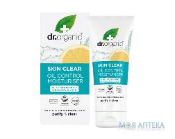 Др. Органік (Dr. Organic) Крем для обличчя Skin Clear зволожуючий для жирної шкіри 50 мл