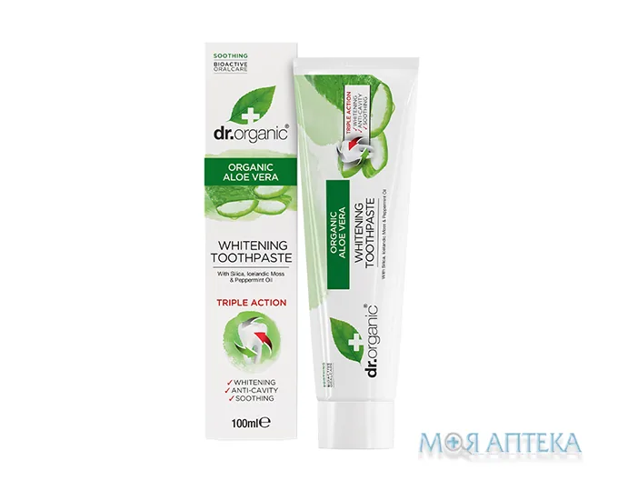 Др. Органік (Dr. Organic) Зубна паста з алое вера 100 мл