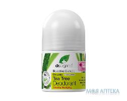 Др. Органик (Dr. Organic) Дезодорант с экстрактом чайного дерева 50 мл