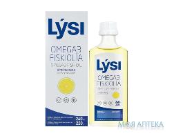 Омега-3 Lysi (Лиси) рыбий жир лимон 240 мл