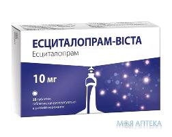 Есциталопрам - Віста Табл дисперг 10 мг н 28