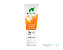 Др. Органік (Dr. Organic) Скраб для обличчя з медом Манука 125 мл