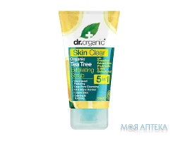 Др. Органік (Dr. Organic) Скраб-ексфоліант для обличчя Skin Clear 5 в 1 для жирної шкіри 150 мл