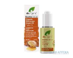 Др. Органік (Dr. Organic) Олія для обличчя з марокканською аргановою олією для живлення та зволоження шкіри 30 мл