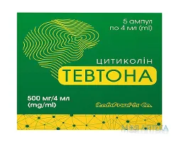 Тевтона розчин д/ін. 500 мг/4 мл по 4 мл №5 (5х1) в амп.