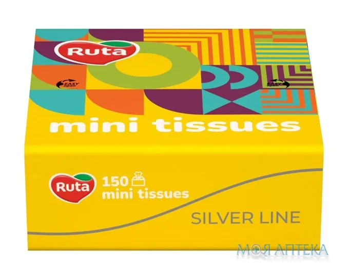 Хустинки Носові Рута Міні Тісус (Ruta Mini tissues) 2-х шар. 150 шт