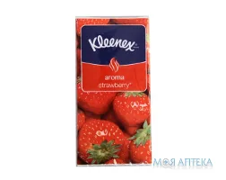 Хустинки Носові Клінекс (Kleenex) Полуниця №10