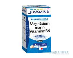 Juvamine (Жувамин) Морской магний и B6 Нервный баланс таблетки №30