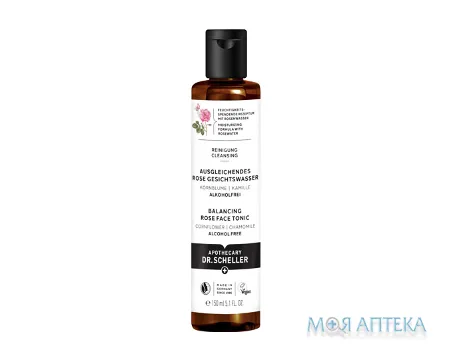 Др. Шеллер (Dr. Scheller) Тонік-баланс для обличчя Троянда, 150 мл
