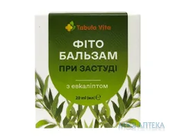 Фітобальзам при застуді Tabula vita (Табула Віта) з евкаліптом 20 мл