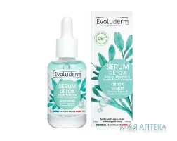 Еволюдерм (Evoluderm) Сироватка для обличчя детокс з морськими водоростями та гіалуроновою кислотою 30 мл