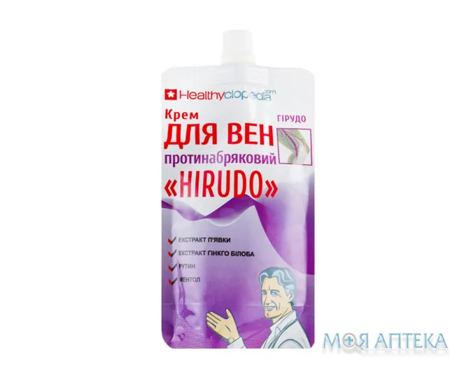 Healthyclopedia Крем для вен Hirudo протинабряковий по 100 мл у пак.
