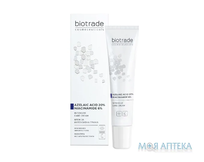 Biotrade Intensive (Біотрейд Інтенсив) Крем для обличчя інтенсивної дії з азелаїновою кислотою 20% і ніацинамідом 6% 30 мл