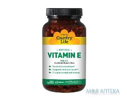 Кантри Лайф (Деревенская Жизнь) Витамин Е (Vitamin E) капсулы №60