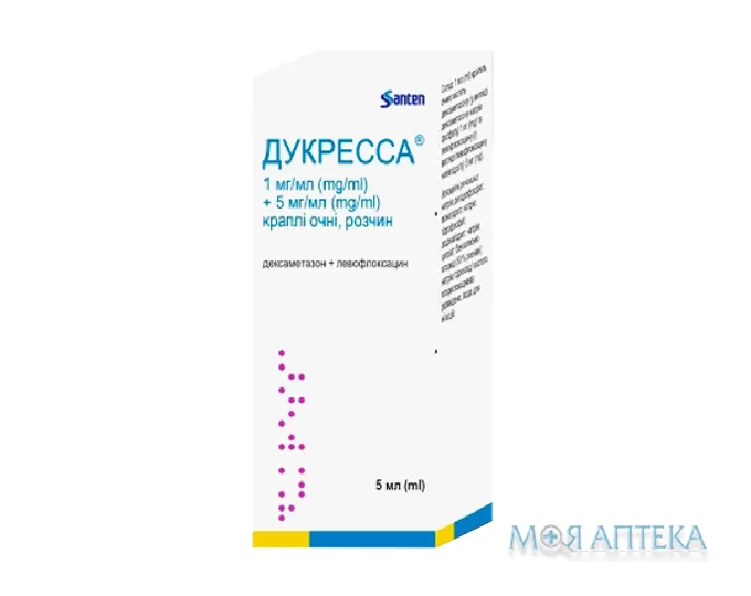 Дукресса краплі оч. по 5 мл у флак.-крап.