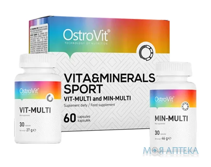 Ostrovit (Островіт) Вітаміни і мінерали Спорт капсули №60
