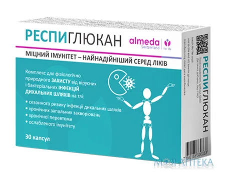 Респиглюкан капсули №30