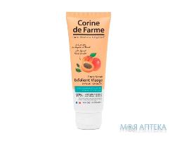 Скраб Corine de Farme (Корін де Фарм) д/обличчя д/норм. жирн шкіри м’який  75 мл
