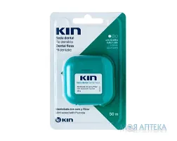 Кін (Kin) Зубна нитка вощена м`ята 50 м