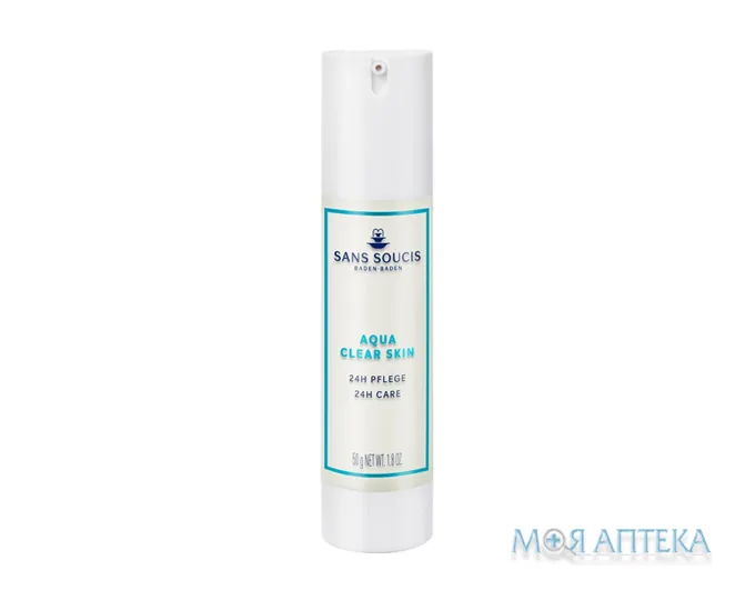 Сан Сусі (Sans Soucis) Спрей-догляд Aqua Clear 24h матуючий для жирної то комбінованої шкіри 50 мл