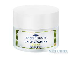 Сан Суси (Sans Soucis) Крем-уход для лица Daily Vitamins детокс Олива для чувствительной кожи 50 мл