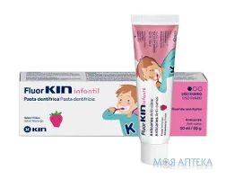 Кін (Kin) Fluor Infantil Зубна паста дитяча проти карієсу полуниця 50 мл