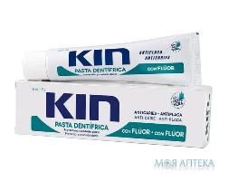 Кин (Kin) Зубная паста против кариеса с фтором 125 мл