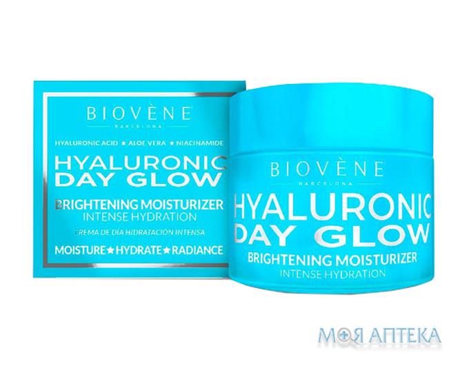 Біовен (Biovene) Крем для обличчя зволожуючий з гіалуроновою кислотою для сяйва шкіри денний 50 мл