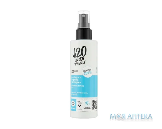 Lirene Under Twenty (Лірен Андер Твенті) Спрей для обличчя тонізуючий пробіотичний 200 мл