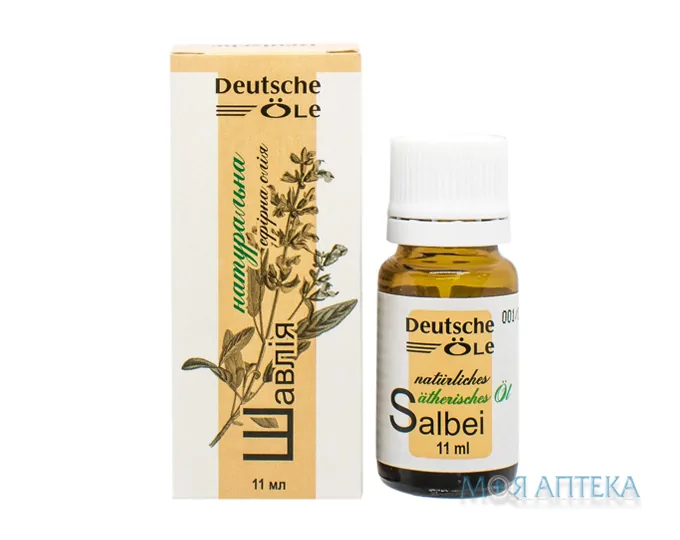 Олія ефірна Deutsche Ole шавлії, 11 мл