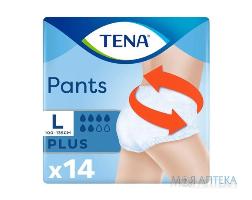 Подгузники-трусы для взрослых TENA (Тена) Pants Plus (Пентс Плюс) размер L 14 шт