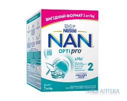 Молочная смесь Nestle NAN 2 Optipro (Нестле Нан 2 Оптипро) 1000 г