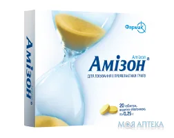Амізон таблетки, в/о, по 0,25 г №20