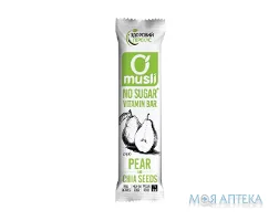 Батончик-Мюслі Здоровий перекус Груша, насіння Чіа, 25 г