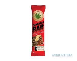 Батончик-мюсли Cannabis Bar 40г  орехи+семена каннабиса