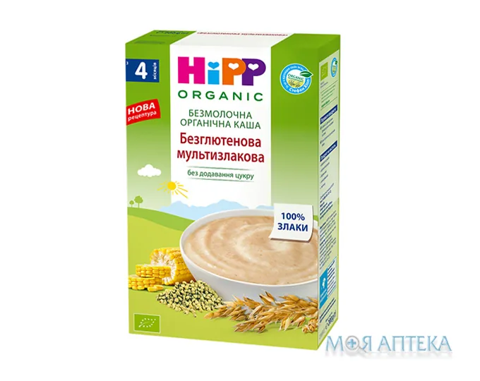 HiPP (Хіпп) Каша Безмолочна Безглютенова мультизлакова з 4 місяців, 200г