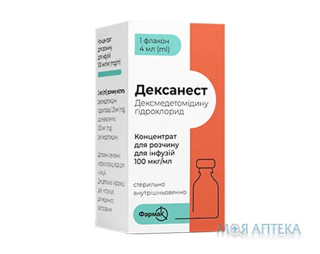 Дексанест конц. д/р-ну д/інф. 100 мкг/мл фл. 4 мл №1