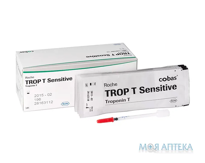 Roche Швидкий тест на тропонін T ТРОП Т Сенситів тест-система №10