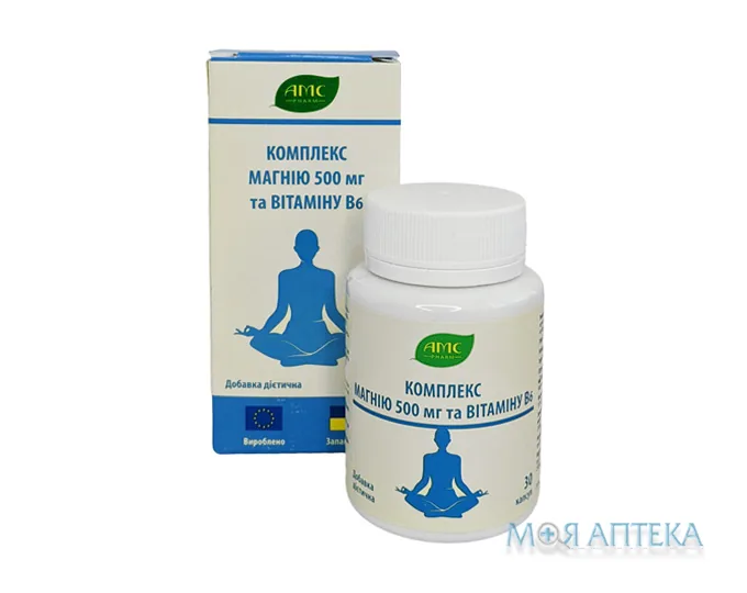 Комплекс Магнію та Вітаміну B6 капсули №30