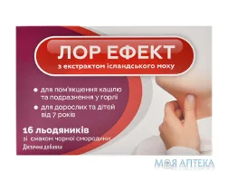 Лор Ефект льодяники чорна смородина №16