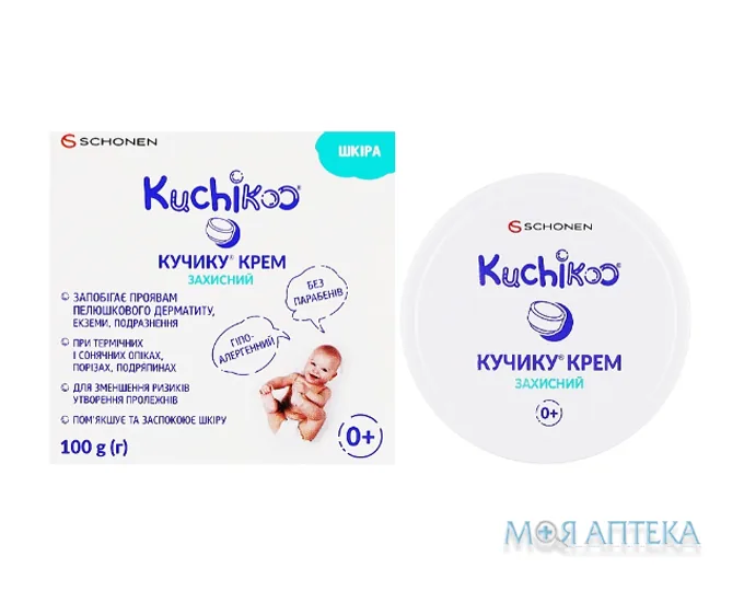 Кучику Протект крем з оксидом цинку захисний, 100 мл туба