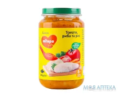Пюре Milupa (Мілупа) томати, риба та рис 200 г