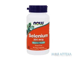 NOW (Нау) Селен таблетки по 200 мкг №90